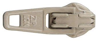 Hallis Economy Zip Auto-Lock Sliders, Beige