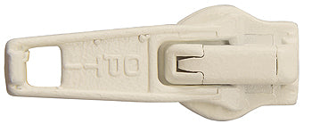 Coats Enamelled Auto-Lock Sliders, Natural