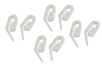 Speedy White Curtain Hooks