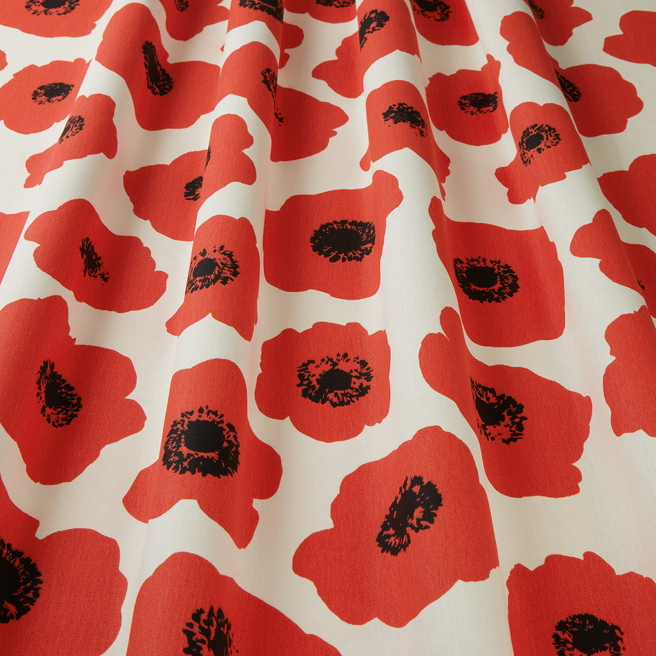Iliv Levande Vallmo Poppy Fabric
