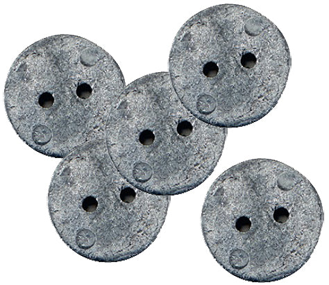 Hallis Lead Penny Weights 19mm