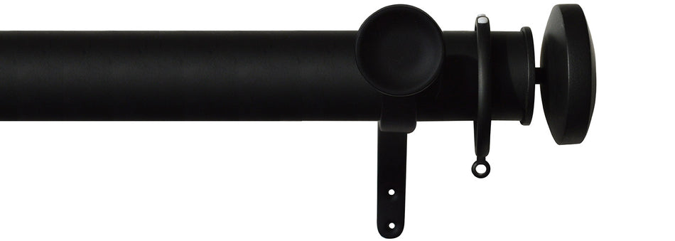 Jones Esquire 50mm Pole Carbon Black, Curved Disc