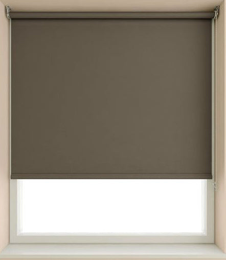 Speedy Connect Blackout Roller Blind, Chocolate