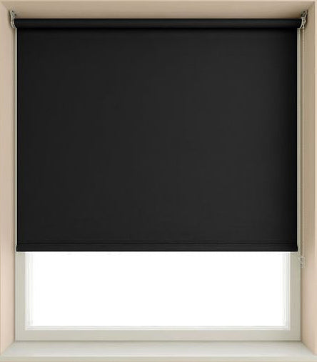 Speedy Connect Blackout Roller Blind, Black