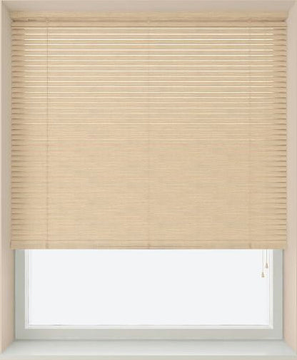 Speedy 25mm Slat PVC Venetian Blind, Natural