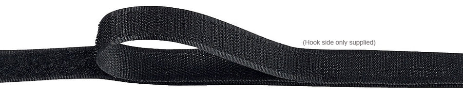 Texacro Self Adhesive Hook Velcro 20mm, Black