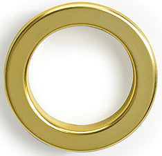 Hallis 38mm Eyelet Rings, Matt Brass