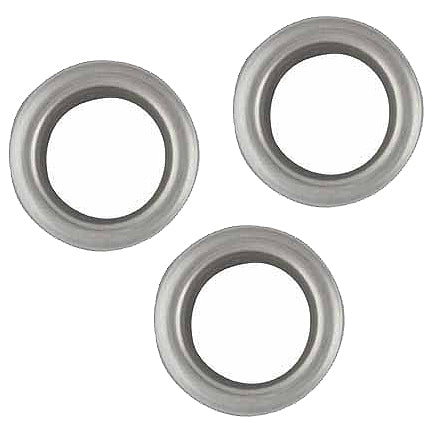 Hallis 40mm, 50mm, 66mm Premium Brass Eyelets, Satin Nickel