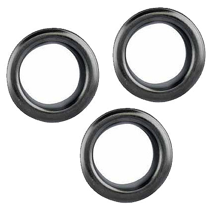 Hallis 40mm, 50mm, 66mm Premium Brass Eyelets, Black Nickel