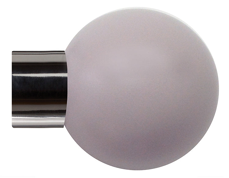 Jones Strand 35mm Pole Finial Only Black Nickel, Heather Painted Ball
