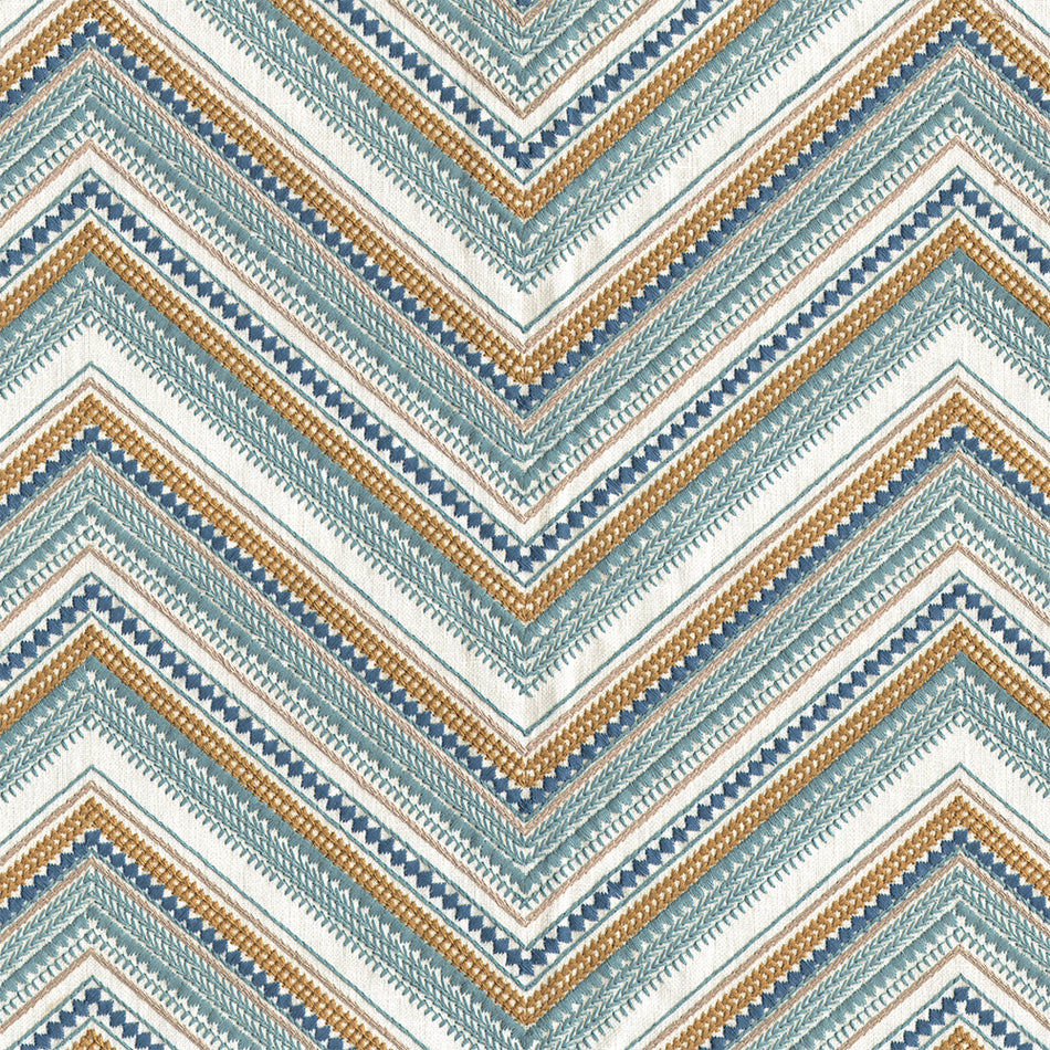 Beaumont Textiles Tropical Varadero Wedgewood Fabric