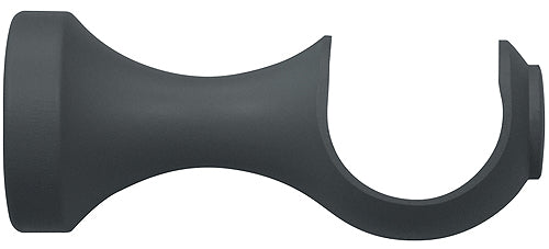 Renaissance Natur Shades 50mm Wood Curtain Pole Bracket, Slate Grey