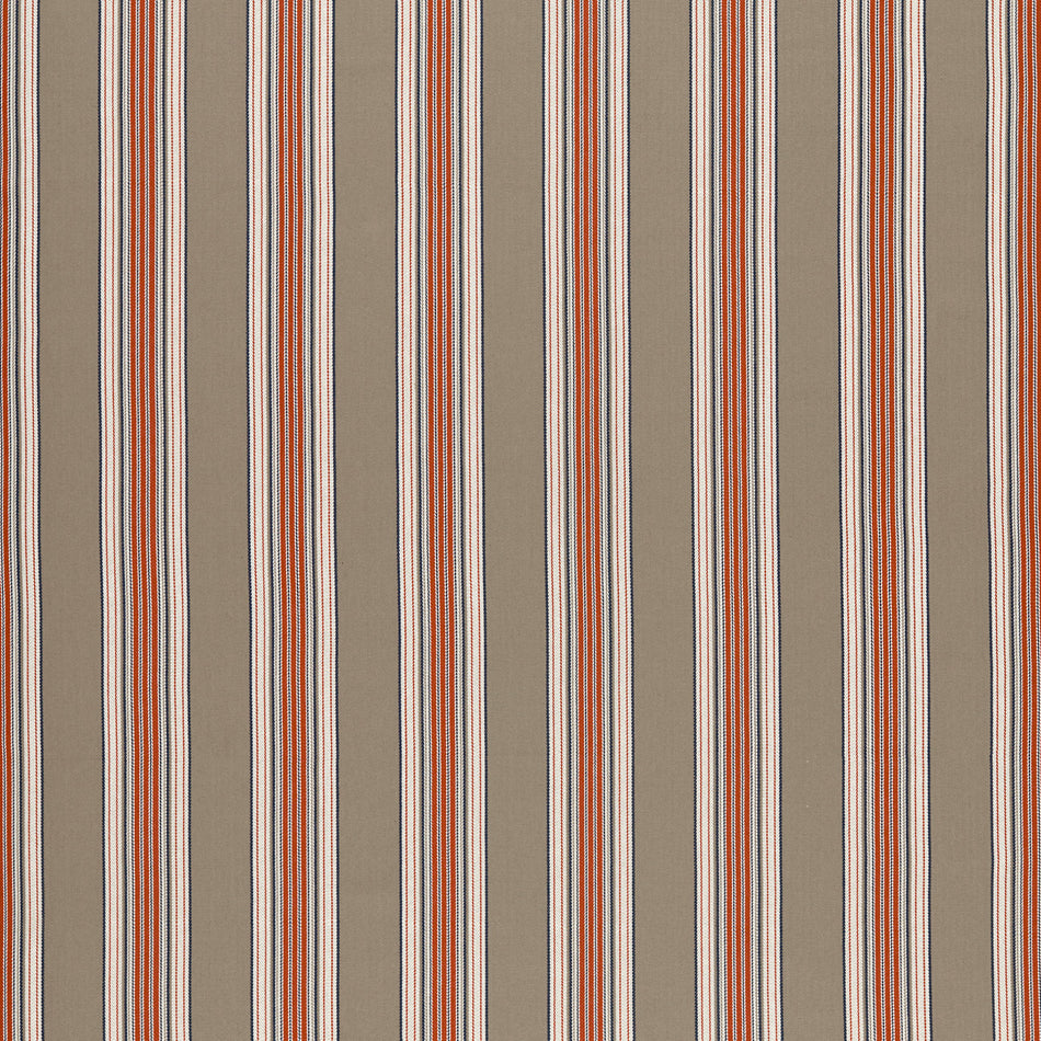 Clarke & Clarke Edgeworth Marylebone Navy_Rouge Fabric