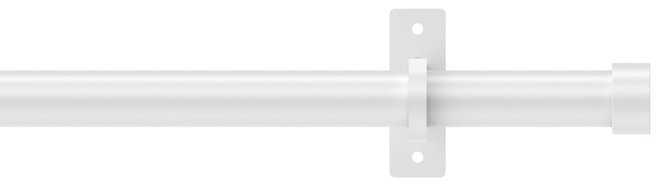Arc 25mm Eyelet Pole China White, Stud