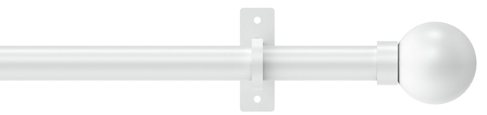 Arc 25mm Eyelet Pole China White, Ball