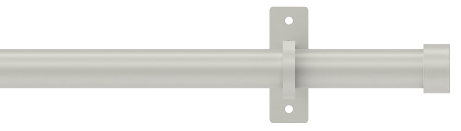 Arc 25mm Eyelet Pole Warm Grey, Stud