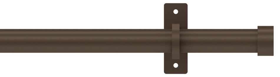 Arc 25mm Eyelet Pole Mocha, Stud