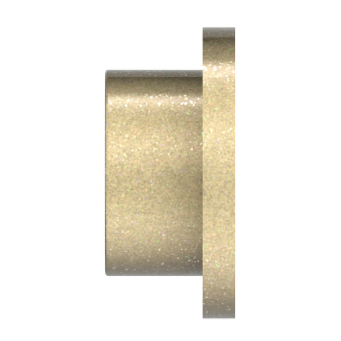 Arc 25mm Finial only, Disc, Soft Brass