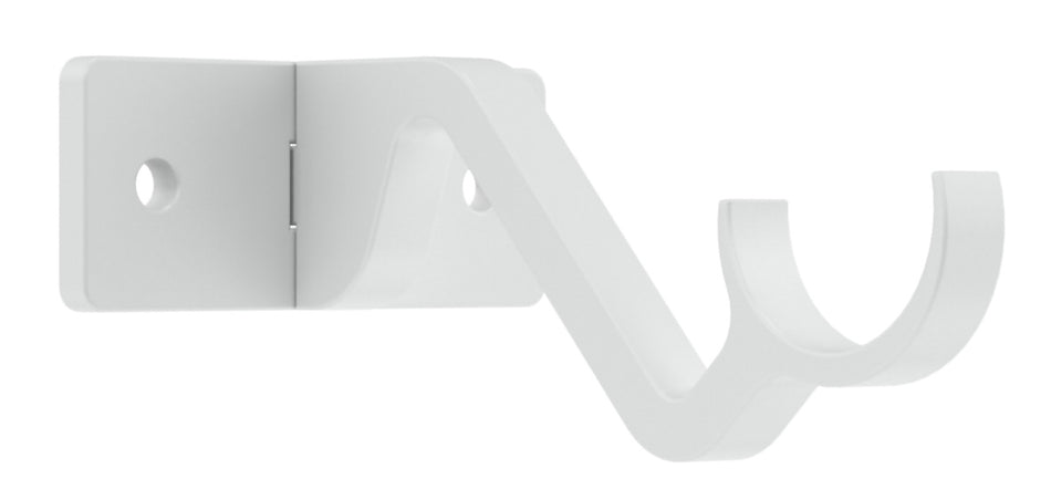 Arc 25mm Metal Passing Bracket, China White
