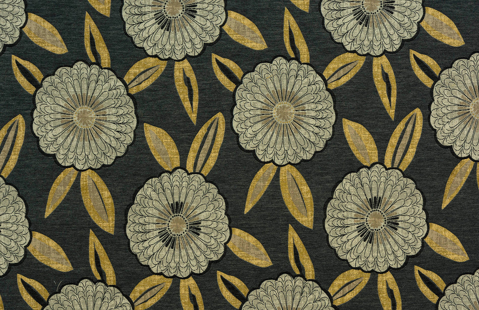 Fryetts Florentina Florentina Charcoal Fabric