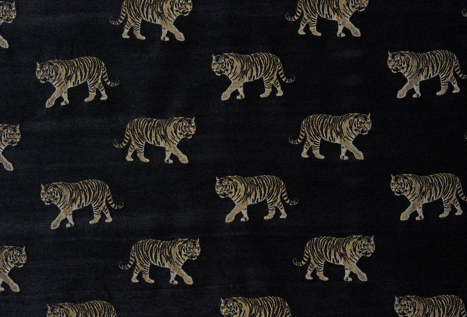 Porter & Stone Serengeti Tiger Noir Fabric