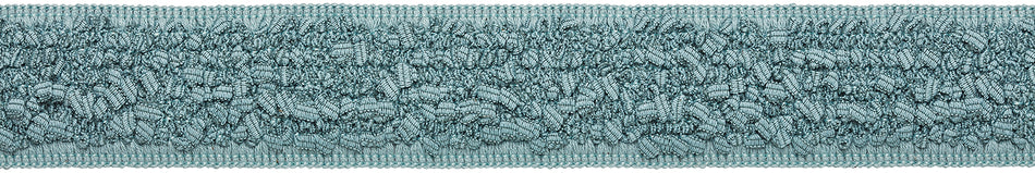 Hallis Prairie 45mm Looped Tape Braid, Mineral Blue