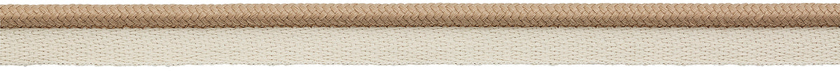 Hallis Eternity Bella Dura 7mm Plain Flanged Piping Cord Driftwood