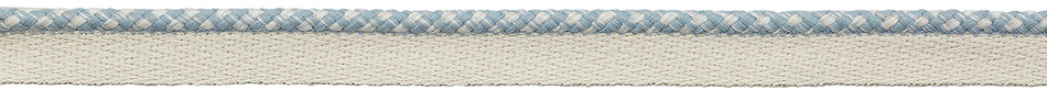 Hallis Eternity Bella Dura 5.5mm Checked Flanged Piping Cord Seaspray