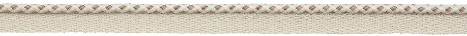 Hallis Eternity Bella Dura 5.5mm Checked Flanged Piping Cord Driftwood