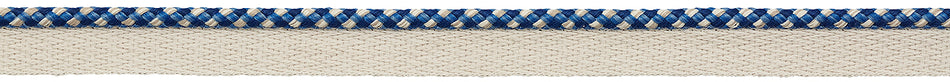 Hallis Eternity Bella Dura 5.5mm Checked Flanged Piping Cord Twilight