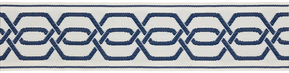 Hallis Eternity Bella Dura 70mm Jacquard Braid Twilight Blue