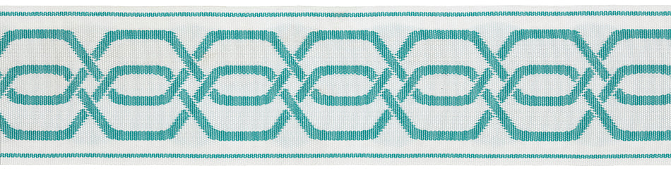 Hallis Eternity Bella Dura 70mm Jacquard Braid Seafoam