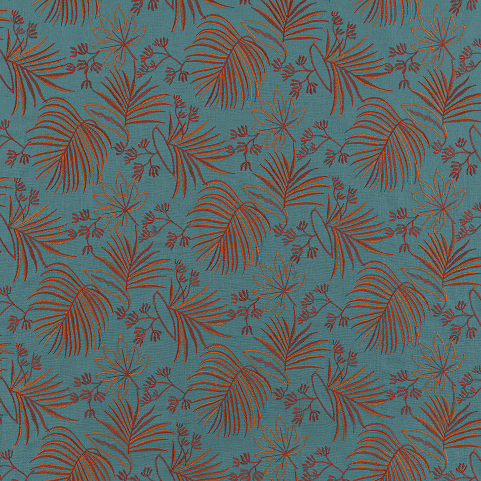 Beaumont Textiles Urban Jungle Bengkulu Teal Fabric
