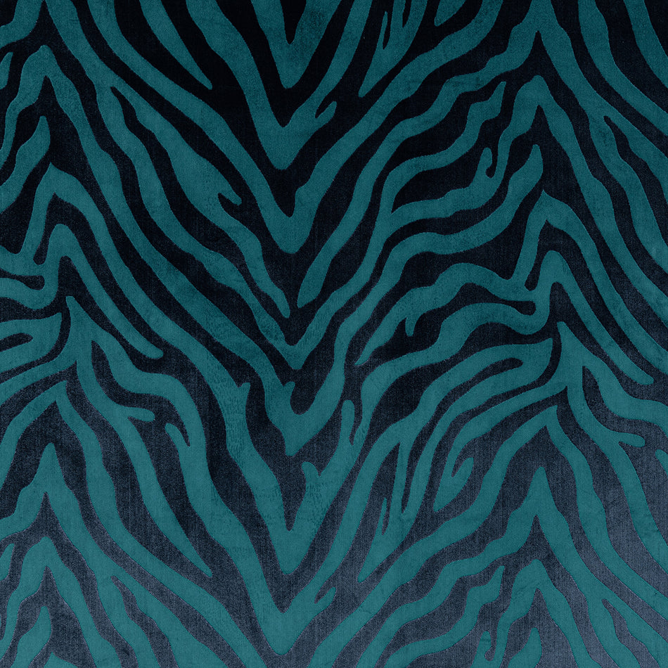 Beaumont Textiles Urban Jungle Eva Teal Fabric