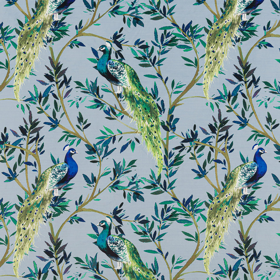 Beaumont Textiles Sunset Peacock Monsoon Fabric