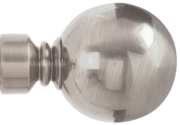 Renaissance Accents 50mm Finial Only, Titanium, Plain Ball