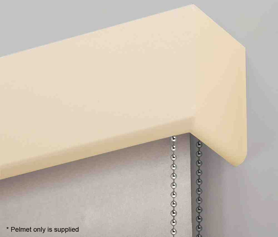 Hallis Cov-A-Blind Curved Wood Pelmet, New White