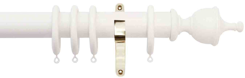 Jones Hardwick 40mm Handcrafted Pole Cotton, Brass, Urn