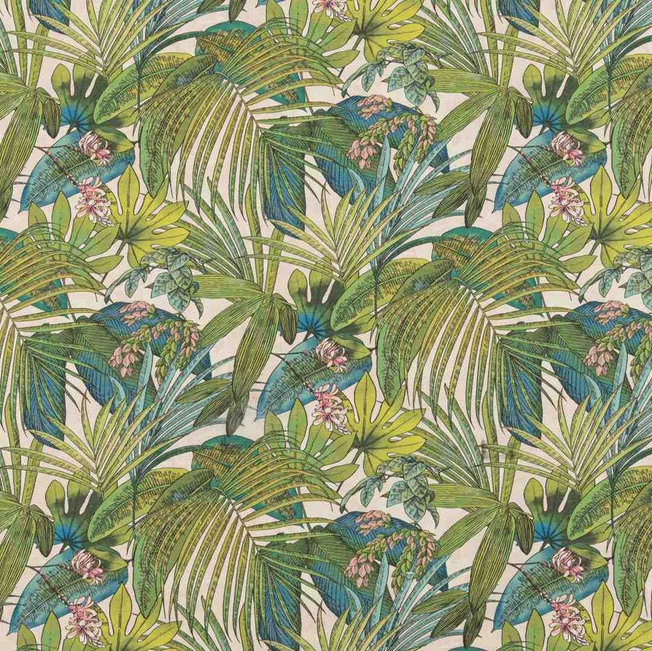 Beaumont Textiles Urban Jungle Padang Palm Rainforest Fabric
