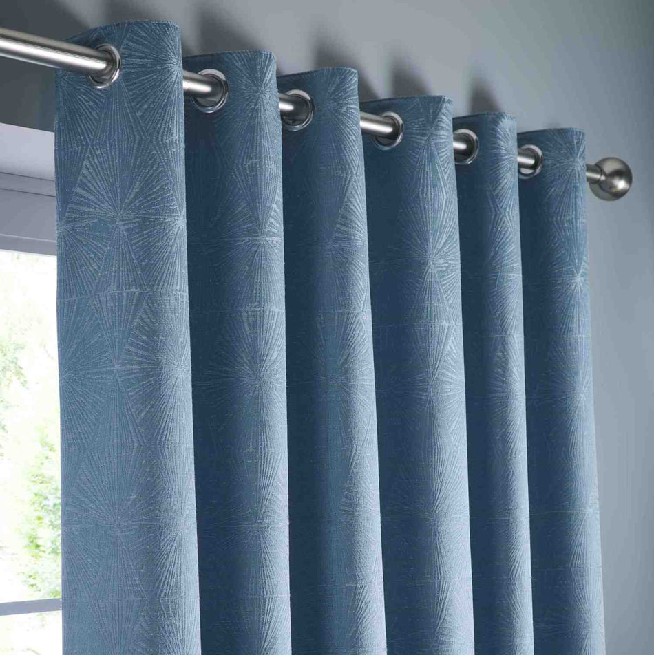 Studio G Amari Eyelet Curtains Twilight