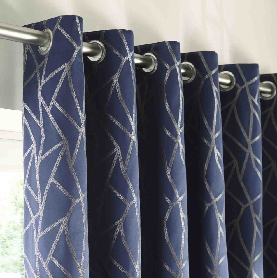 Studio G Como Eyelet Curtains Ink