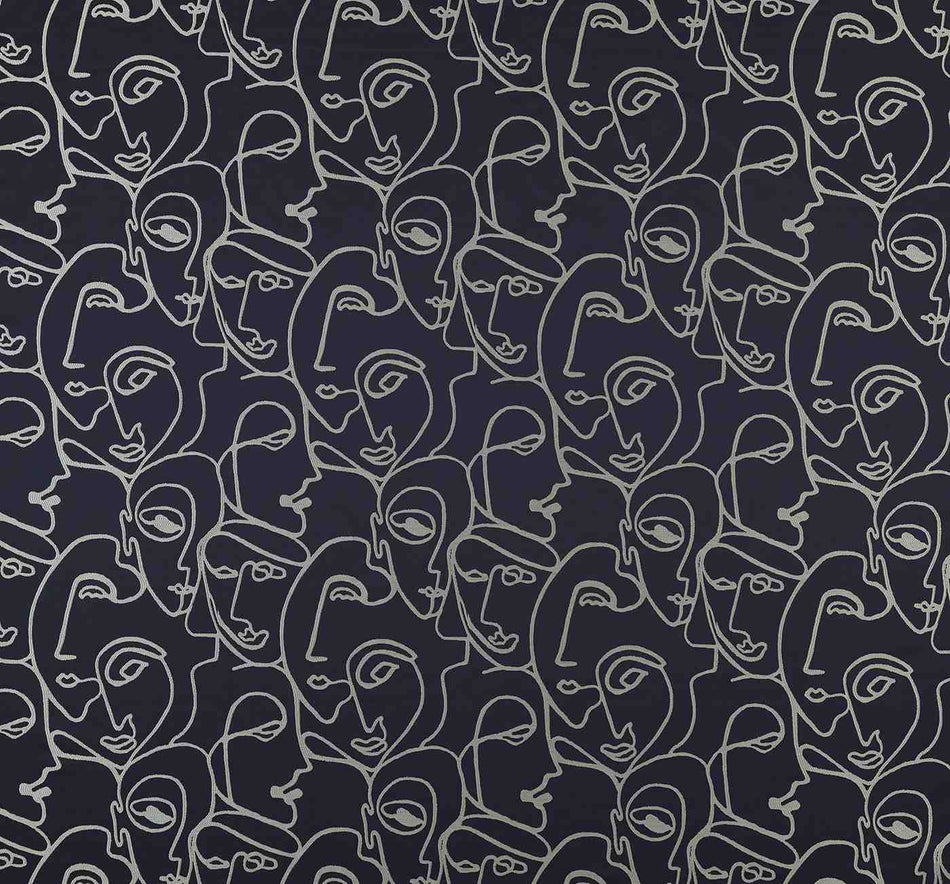 Ashley Wilde Visage Henri Sapphire Fabric