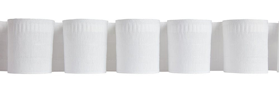 Hallis Curvapleat White Wave Heading Tape 75mm