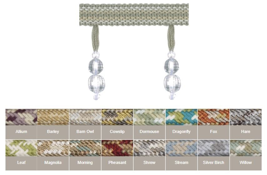 Troynorth Cotswold Woodstock Beaded Fringe Trimming