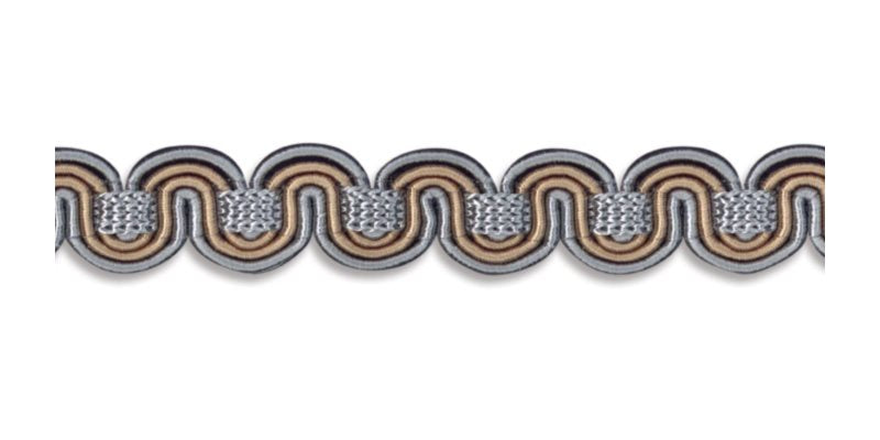 Troynorth Minsk Scroll Gimp Braid, City