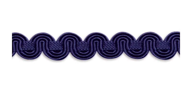 Troynorth Minsk Scroll Gimp Braid, Ink