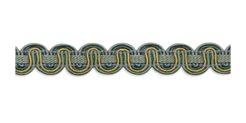 Troynorth Minsk Scroll Gimp Braid, Opal