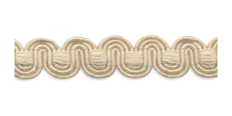 Troynorth Villa Scroll Gimp Braid, Cloud