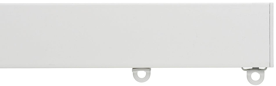 Silent Gliss Metroflat 36mm 7605 Curtain Track Matt White Flush Endcap
