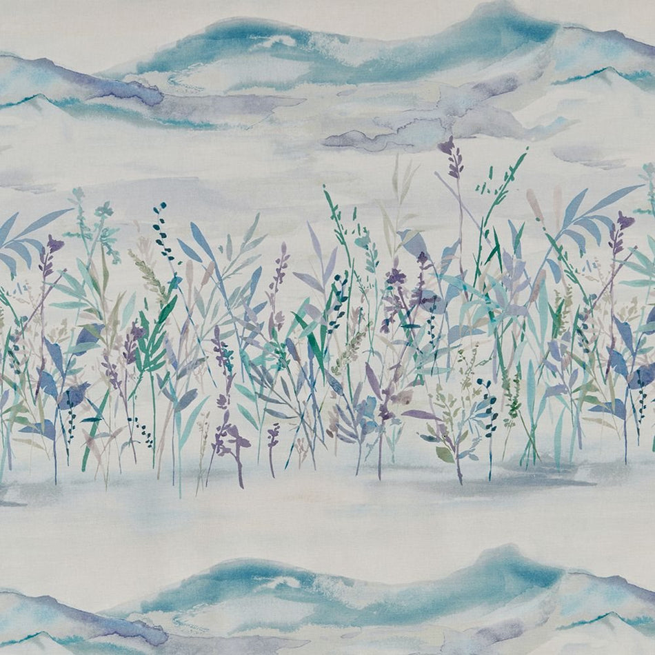 Iliv Water Meadow Marshlands Cobalt Fabric